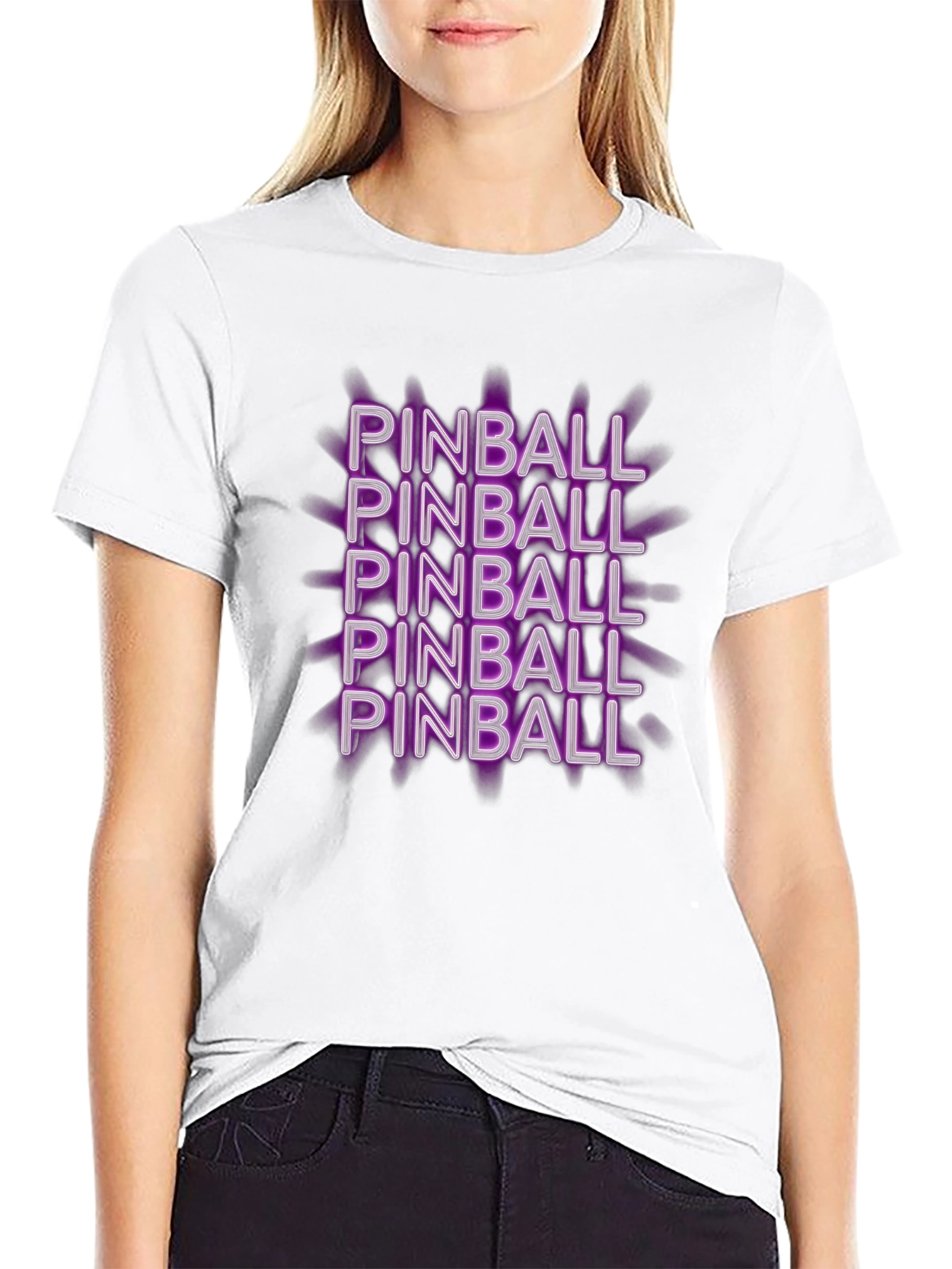 Pinball T-Shirt - Fun Retro Design