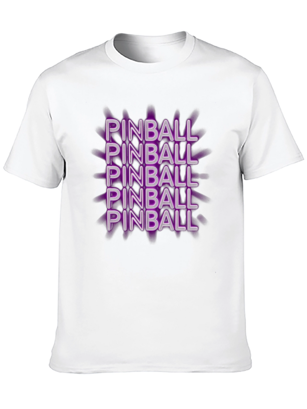 Pinball T-Shirt - Fun Retro Design