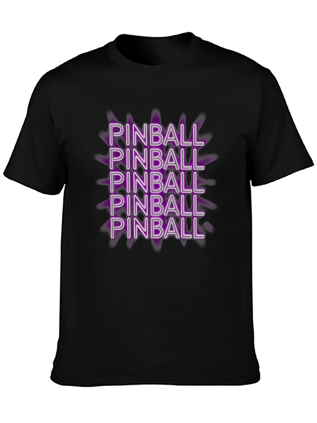 Pinball T-Shirt - Fun Retro Design
