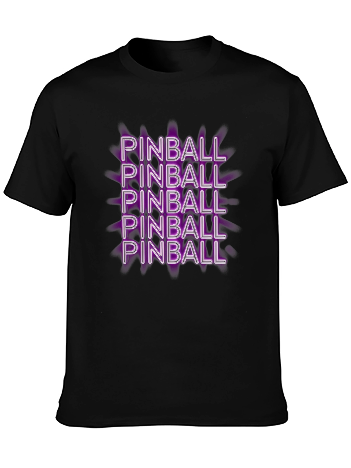 Pinball T-Shirt - Fun Retro Design