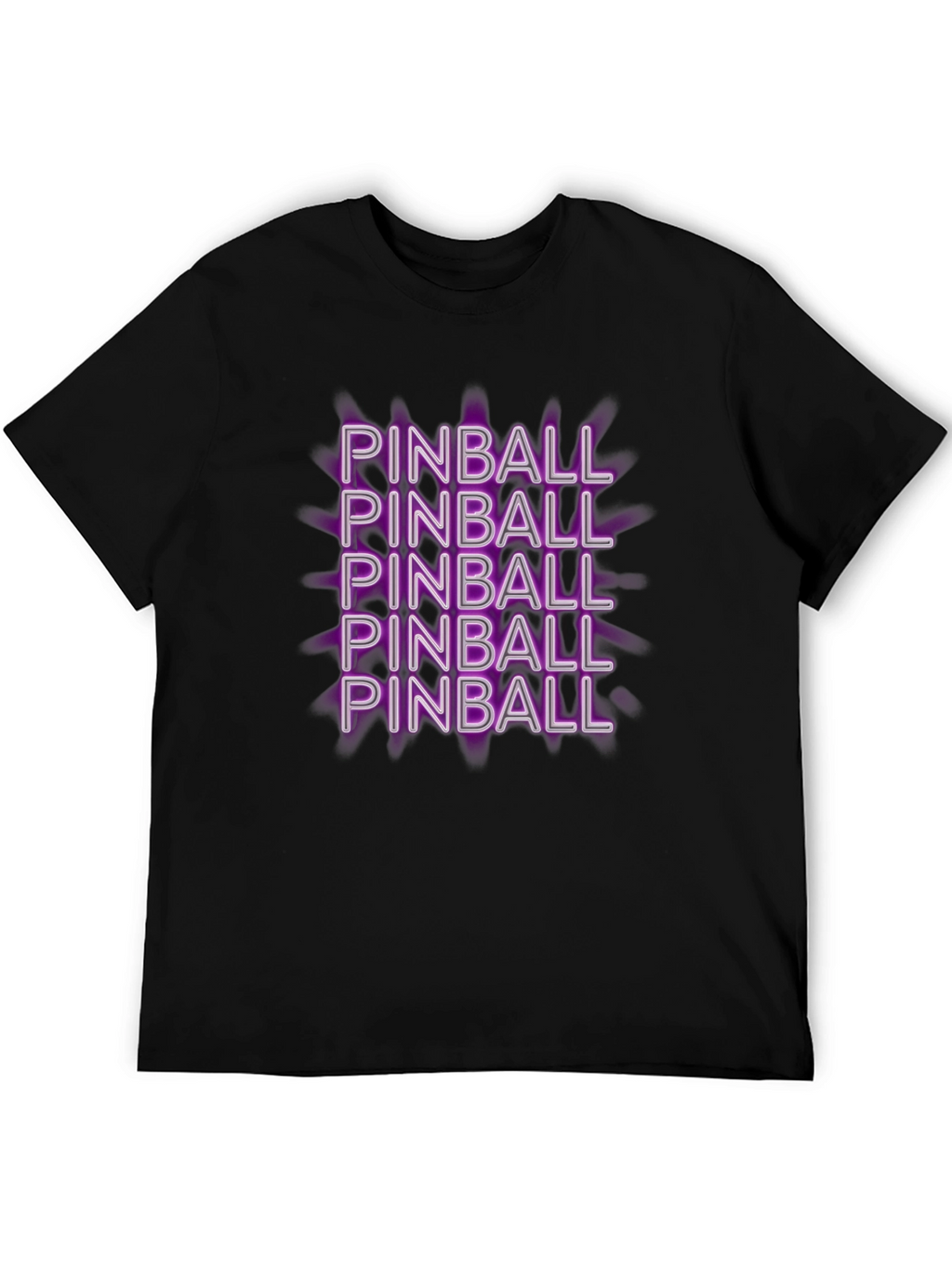 Pinball T-Shirt - Fun Retro Design