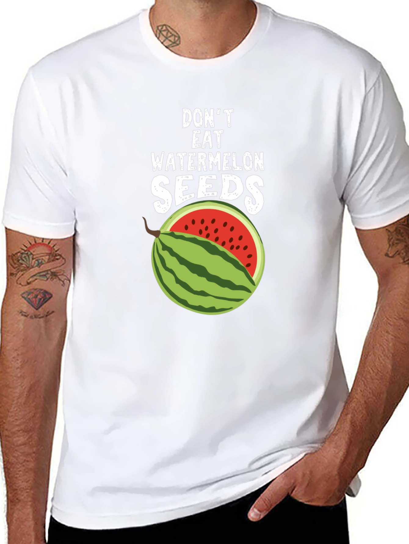 Dont Eat Watermelon Seeds Graphic Tee