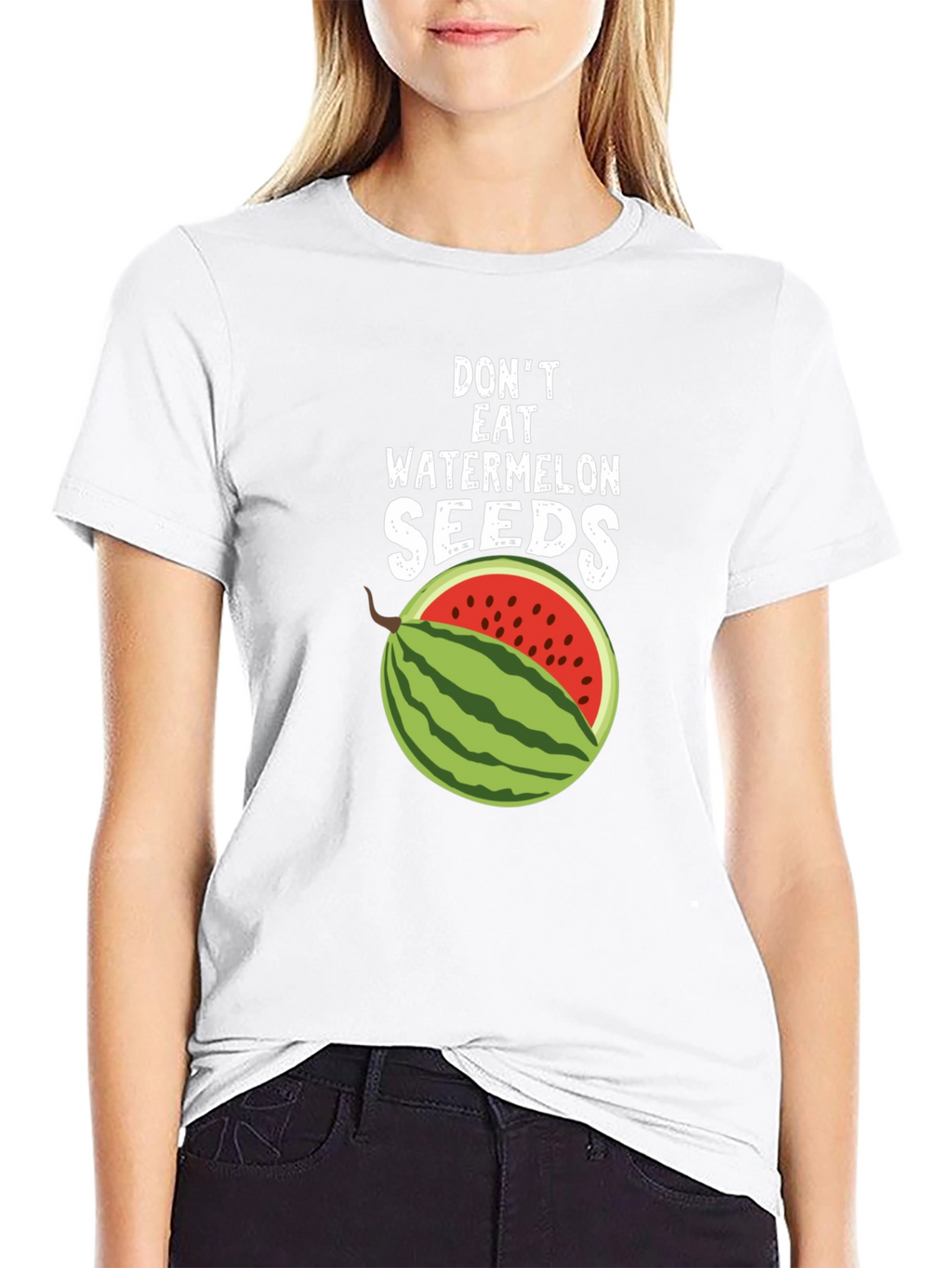 Dont Eat Watermelon Seeds Graphic Tee