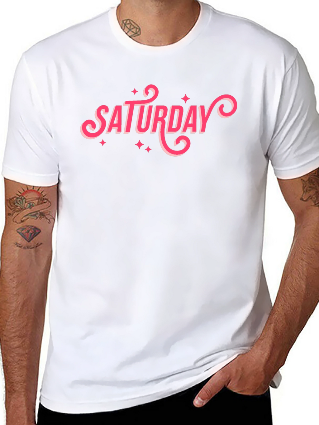 Saturday Graphic Tee - Casual Comfort