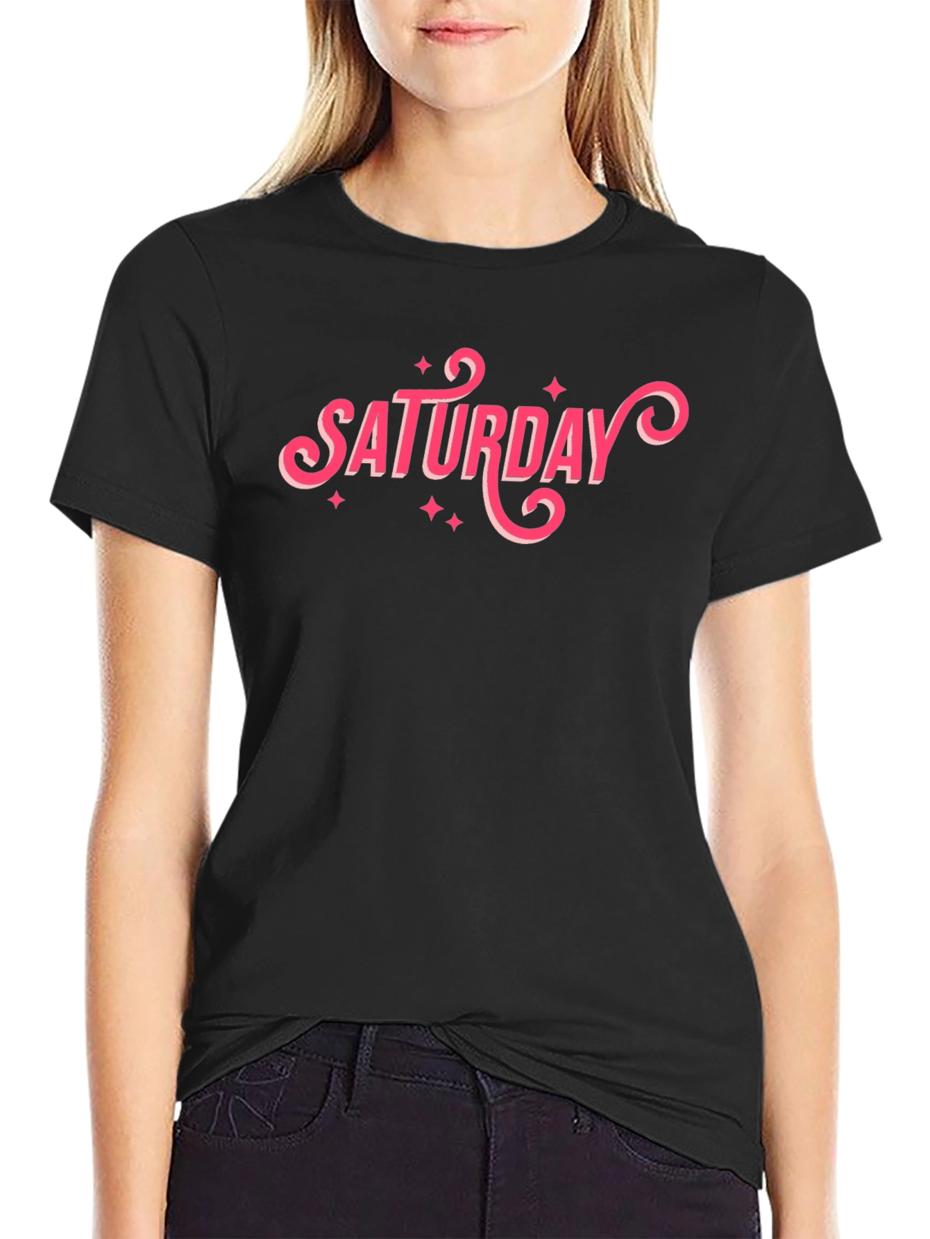 Saturday Graphic Tee - Casual Comfort