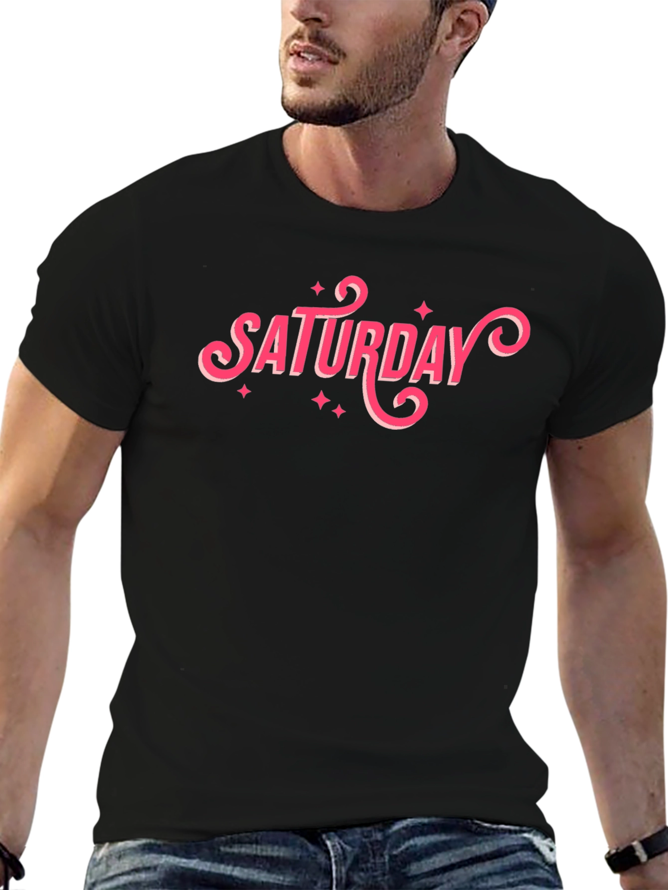 Saturday Graphic Tee - Casual Comfort