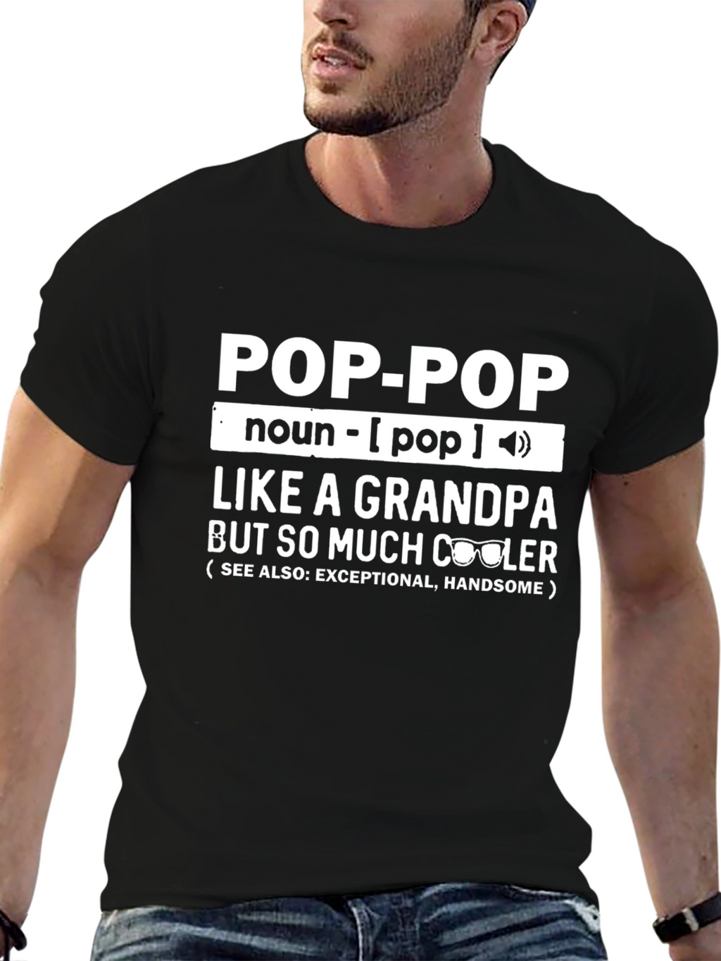 Pop-Pop Definition T-Shirt - Cool Grandpa Tee