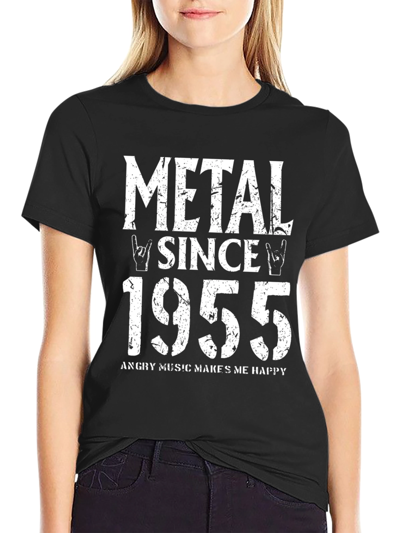Metal Since 1955 Graphic Tee - Rock Fan T-Shirt