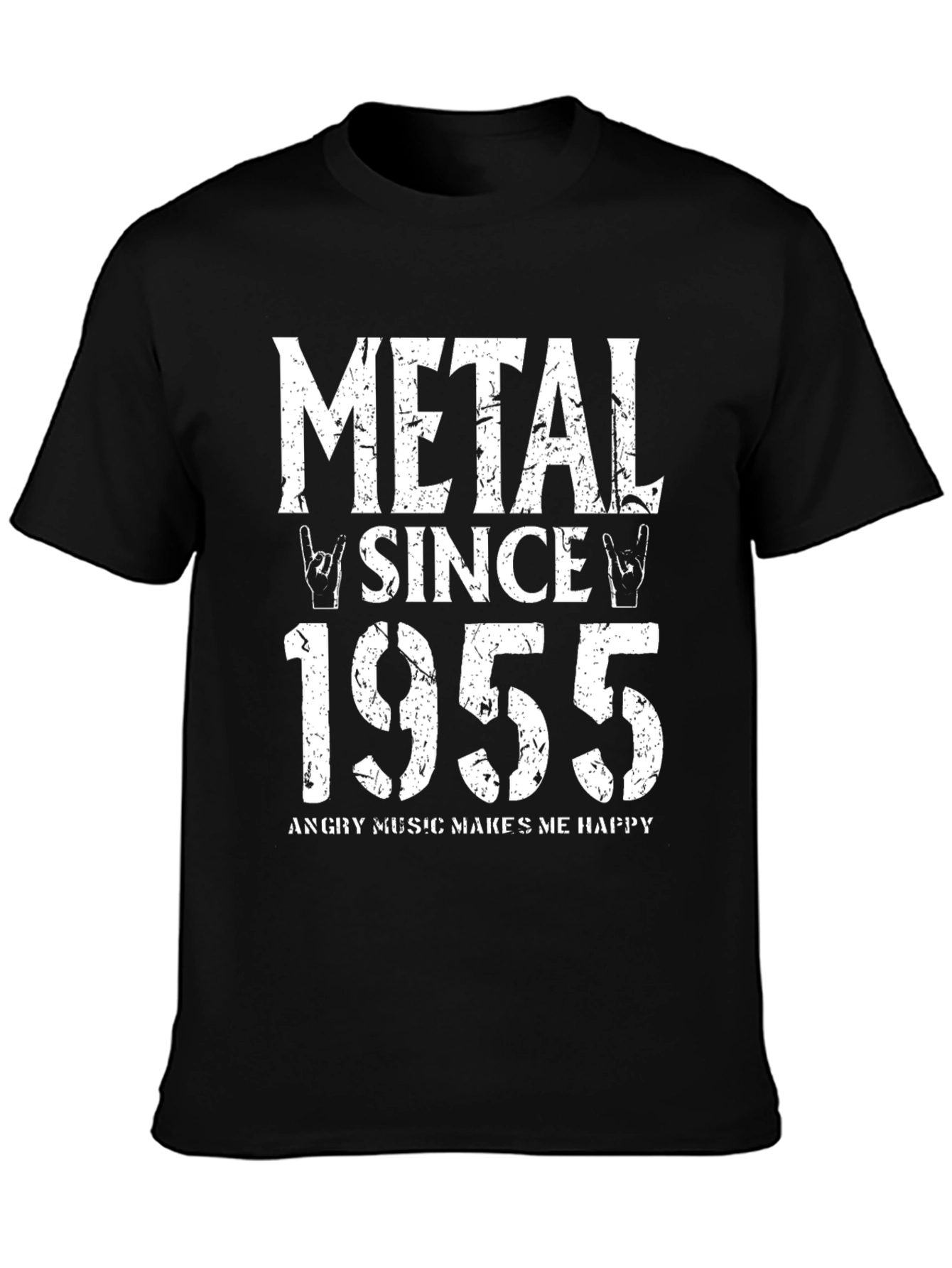 Metal Since 1955 Graphic Tee - Rock Fan T-Shirt