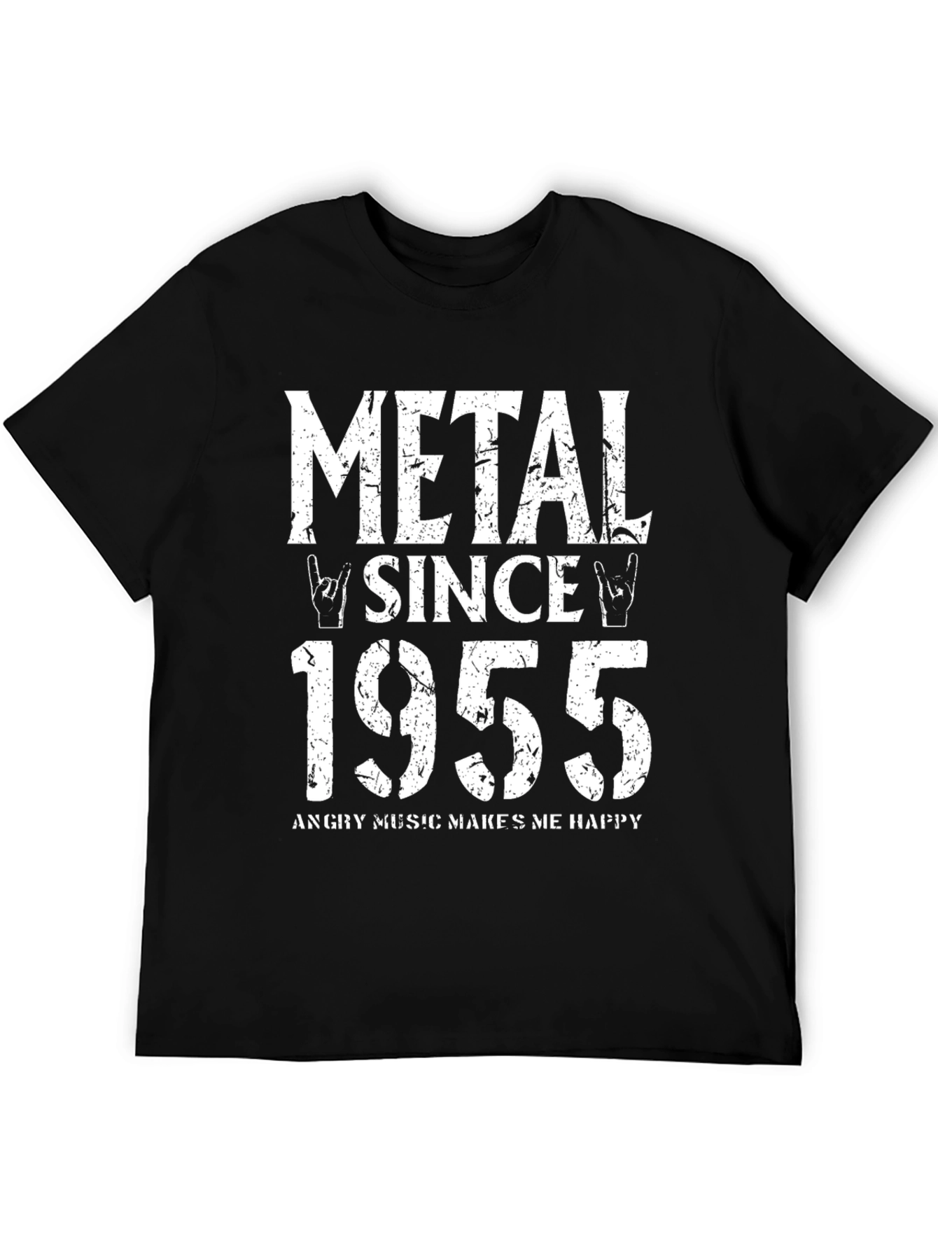 Metal Since 1955 Graphic Tee - Rock Fan T-Shirt