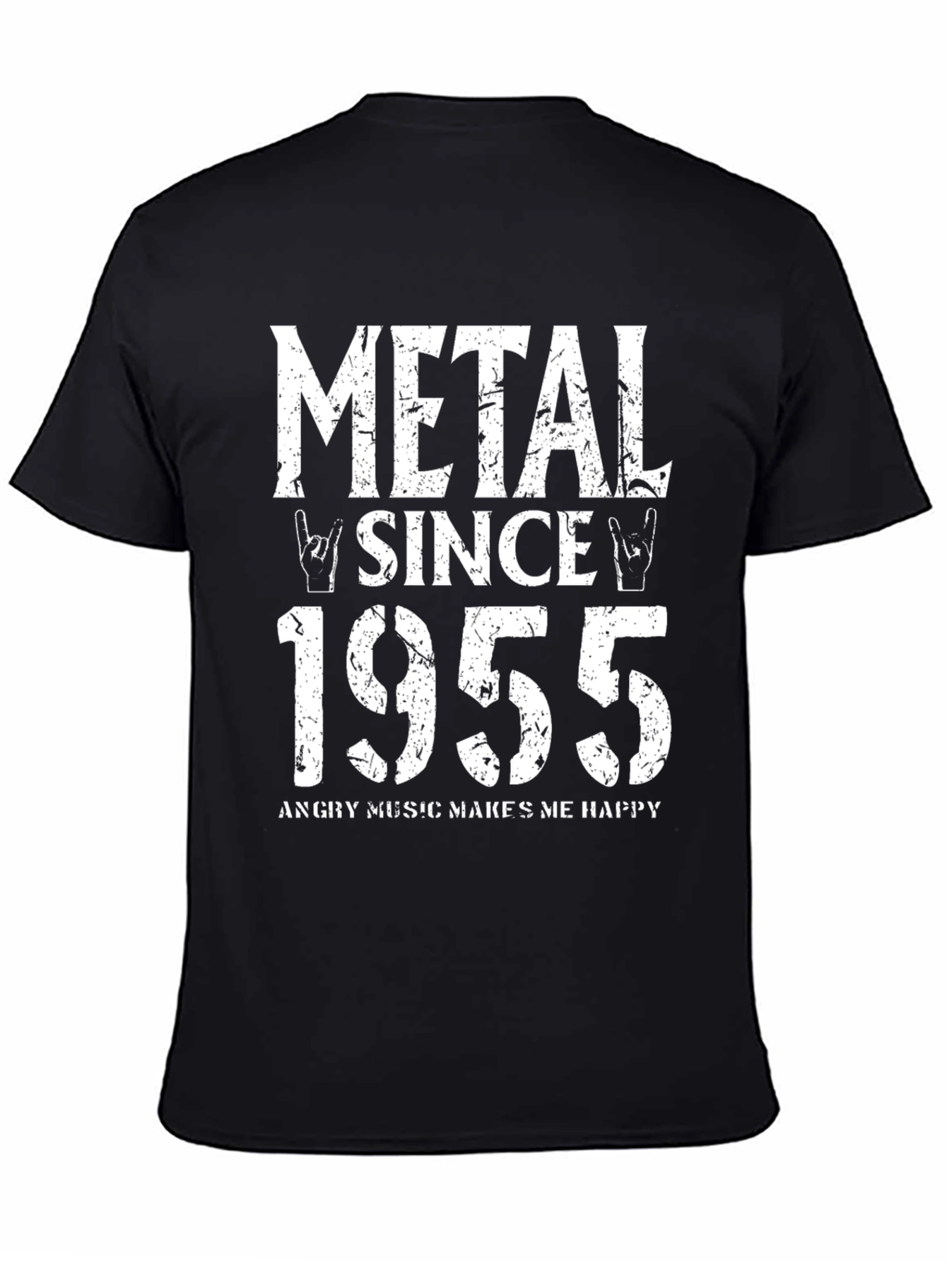 Metal Since 1955 Graphic Tee - Rock Fan T-Shirt