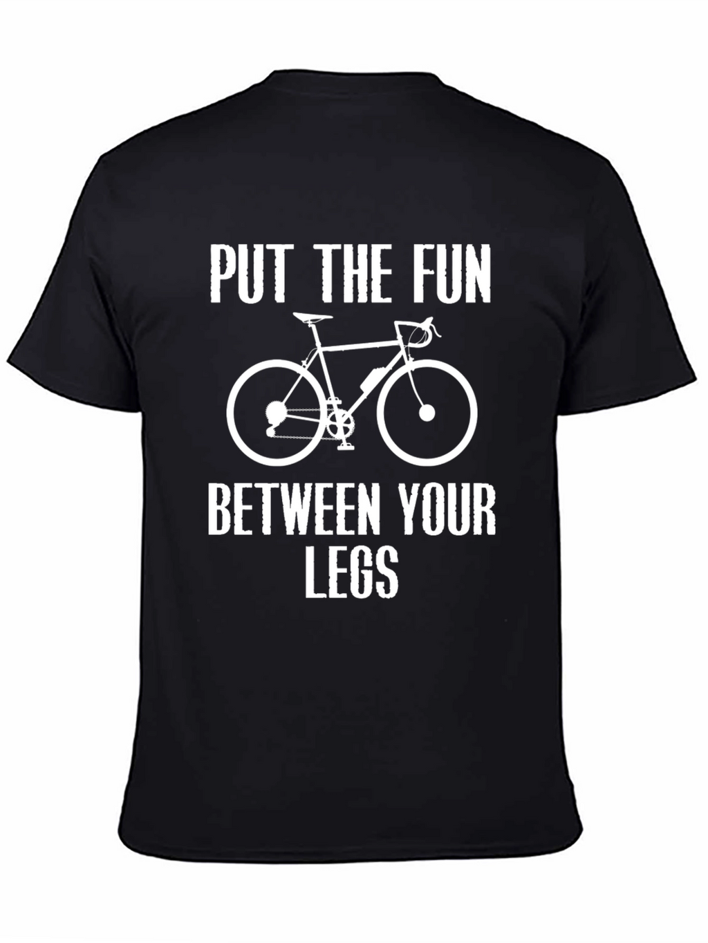 Put the Fun Between Your Legs Bike Graphic Tee