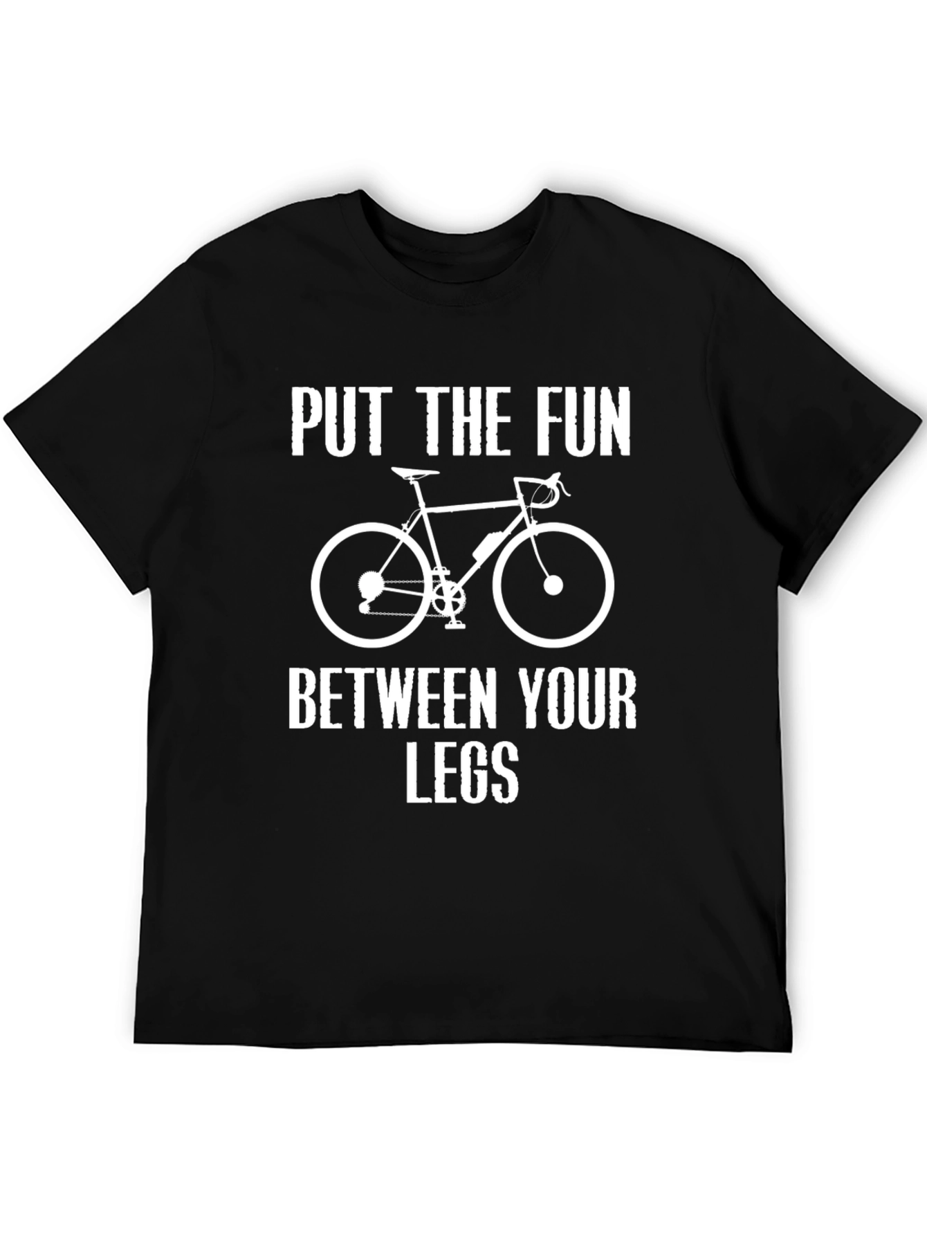 Put the Fun Between Your Legs Bike Graphic Tee