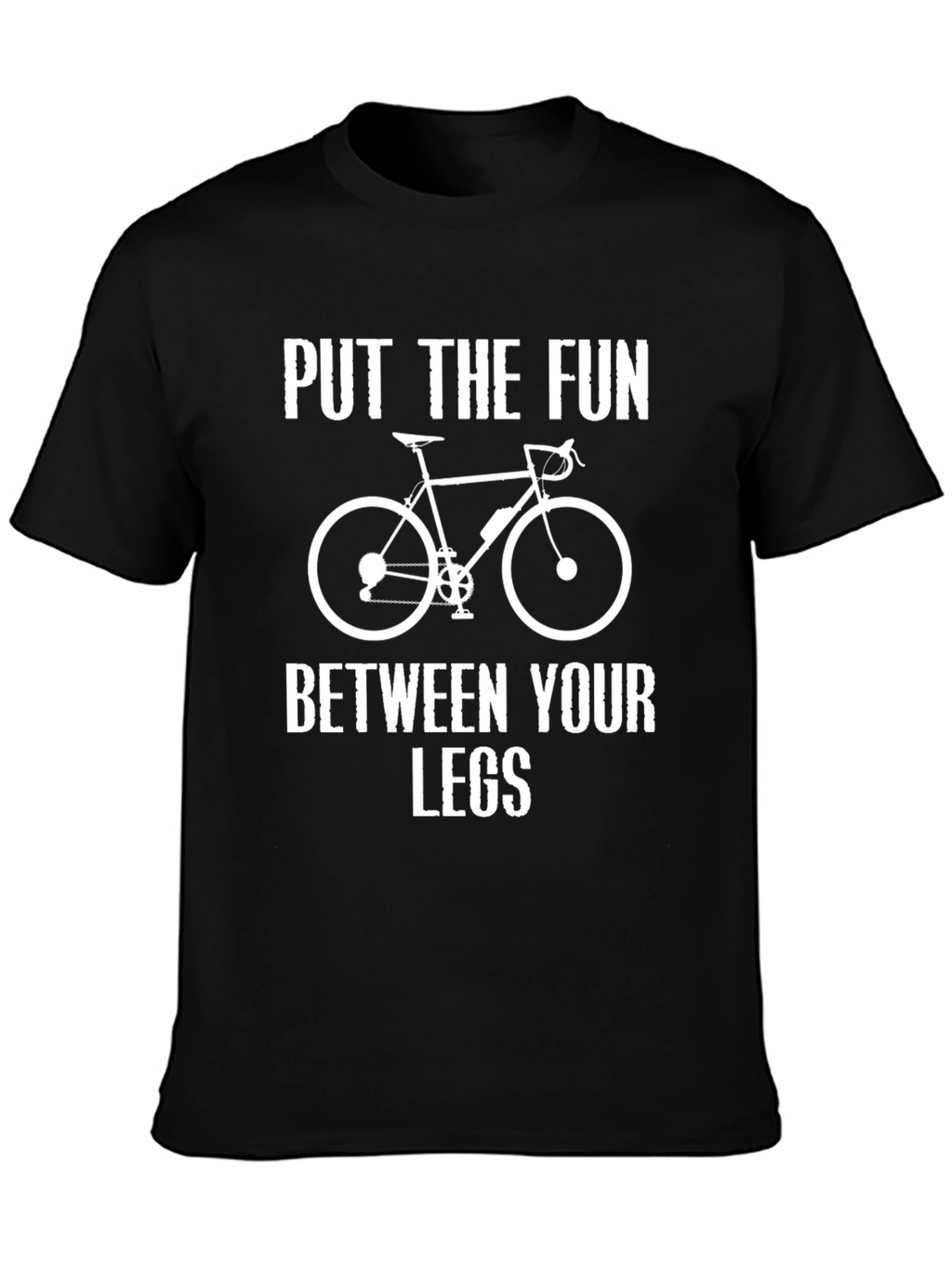 Put the Fun Between Your Legs Bike Graphic Tee