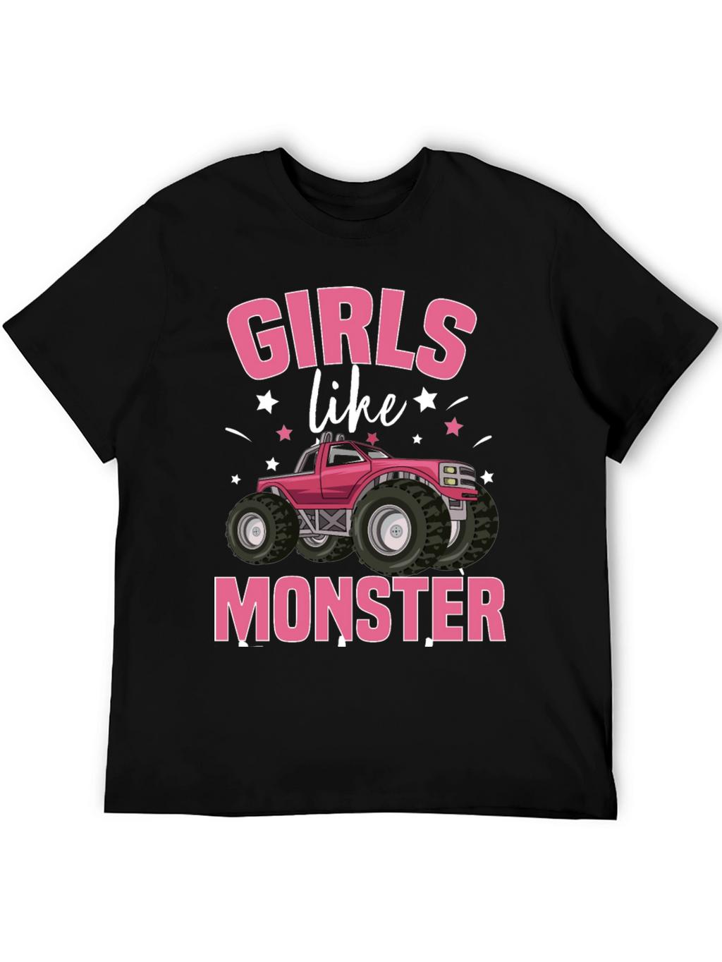 Girls Like Monster Truck Graphic Tee