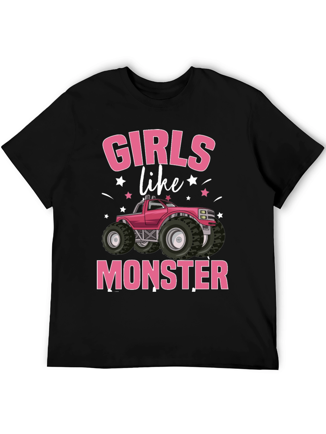 Girls Like Monster Truck Graphic Tee