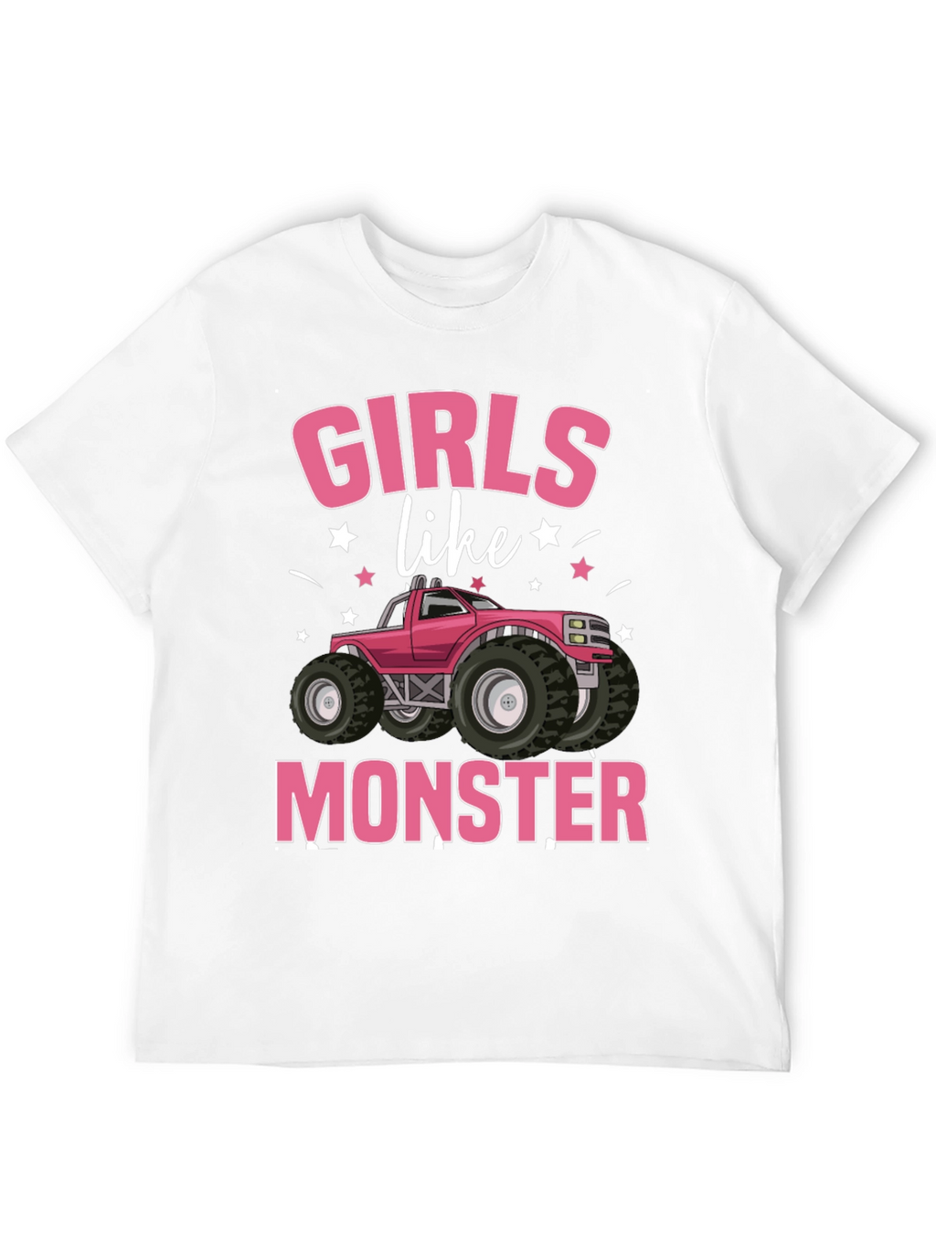 Girls Like Monster Truck Graphic Tee