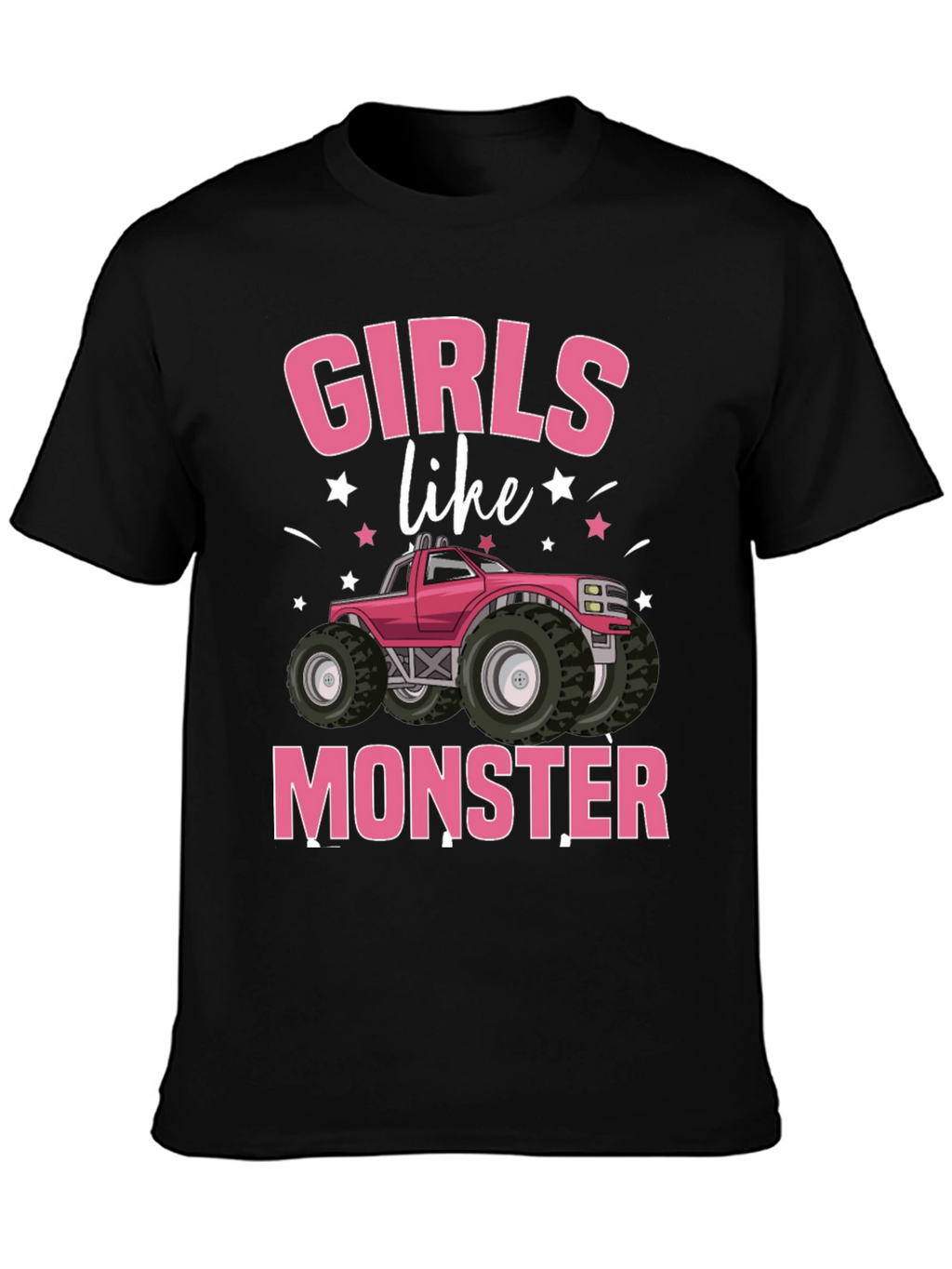 Girls Like Monster Truck Graphic Tee