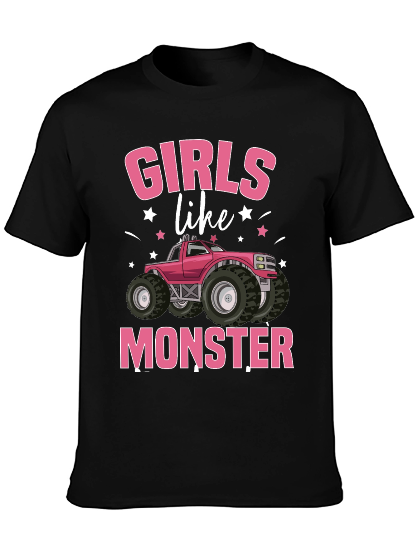 Girls Like Monster Truck Graphic Tee