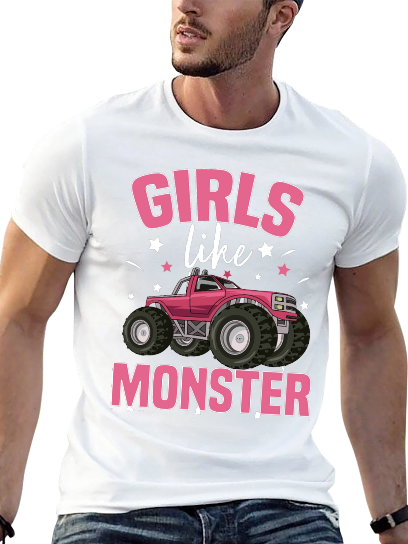 Girls Like Monster Truck Graphic Tee