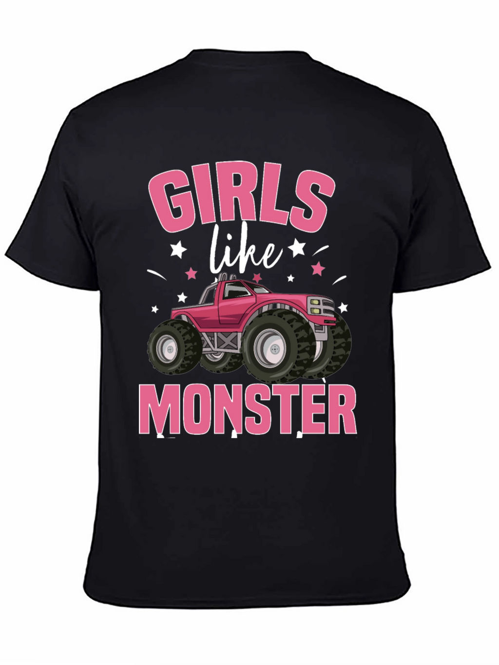 Girls Like Monster Truck Graphic Tee