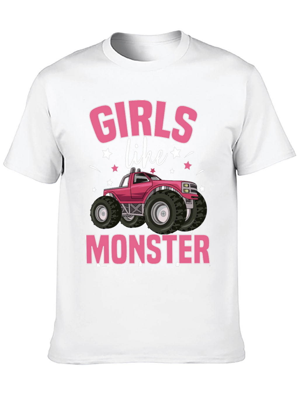 Girls Like Monster Truck Graphic Tee