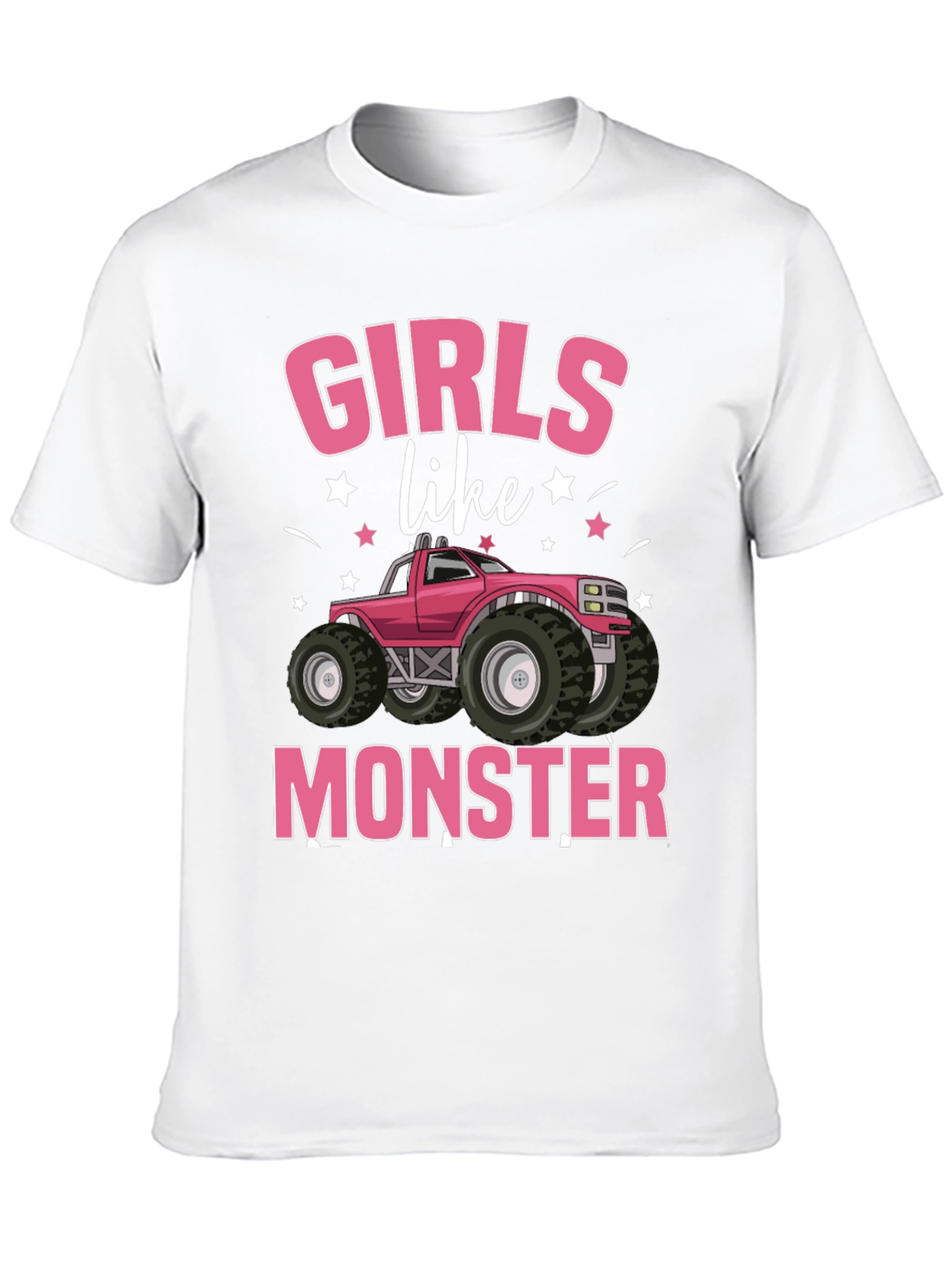 Girls Like Monster Truck Graphic Tee