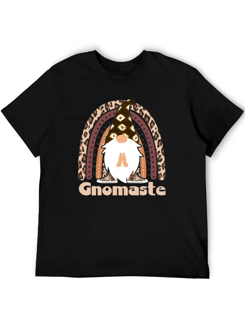 Gnomaste T-Shirt - Yoga Gnome Rainbow Tee