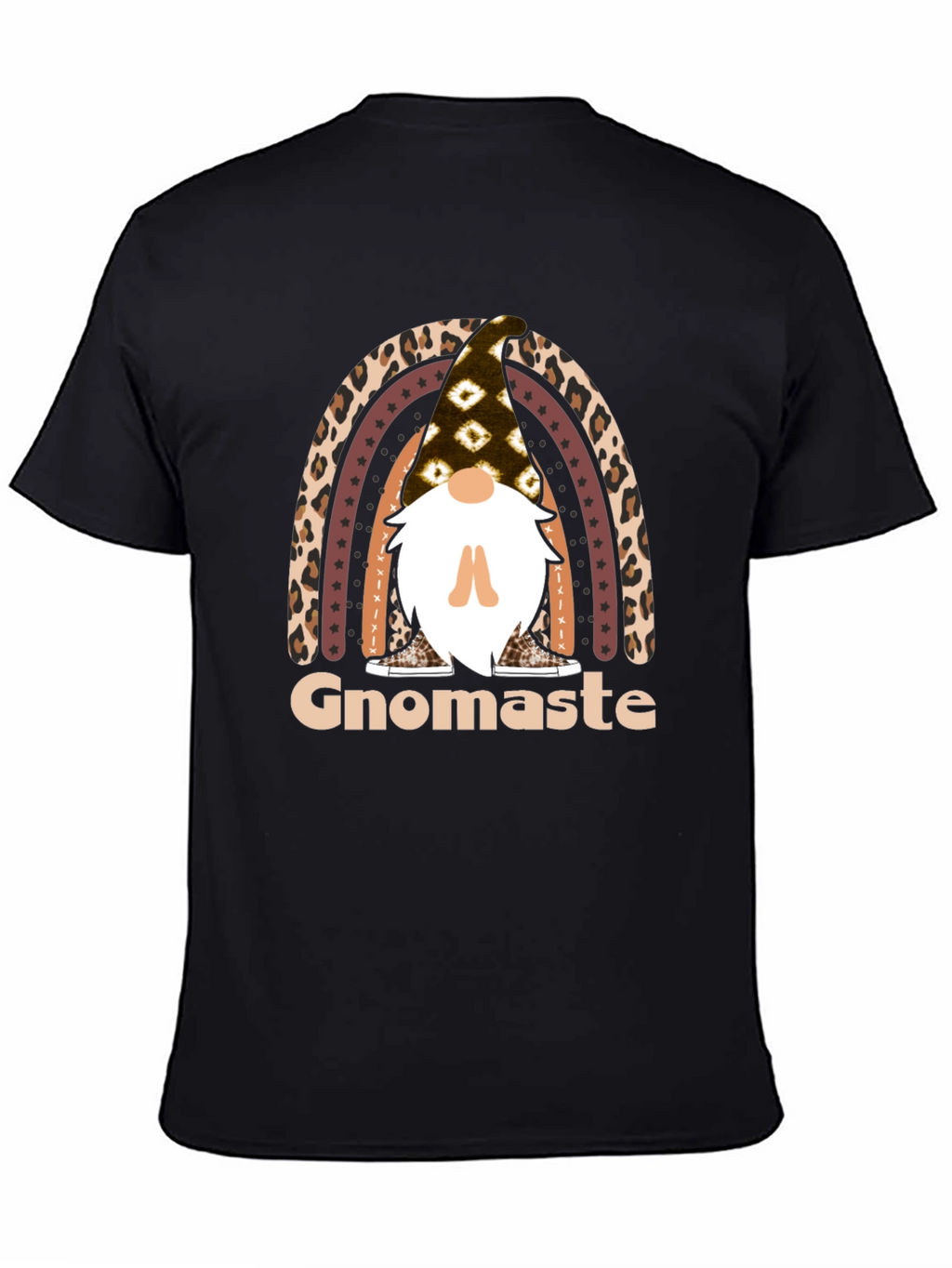 Gnomaste T-Shirt - Yoga Gnome Rainbow Tee