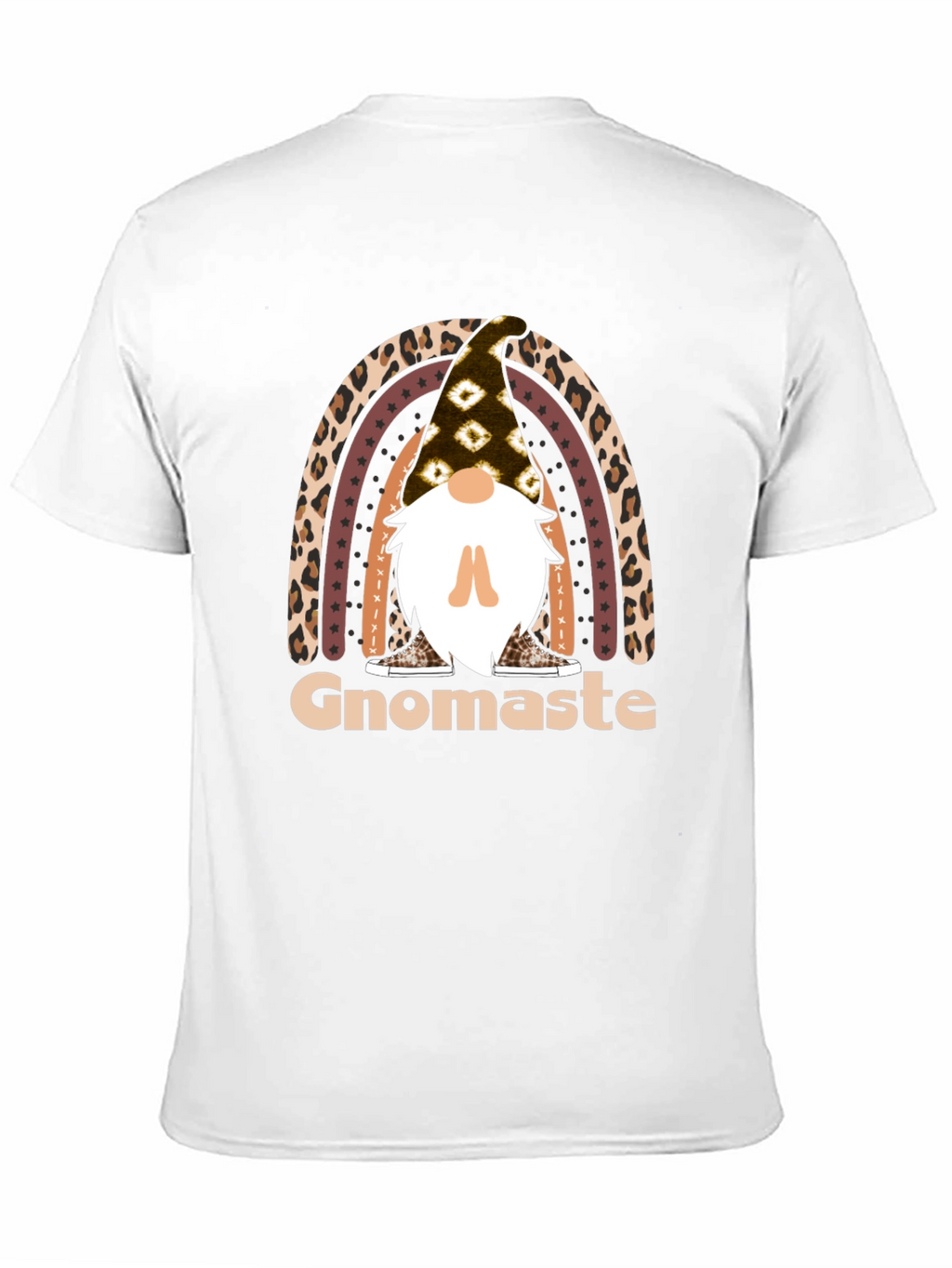 Gnomaste T-Shirt - Yoga Gnome Rainbow Tee