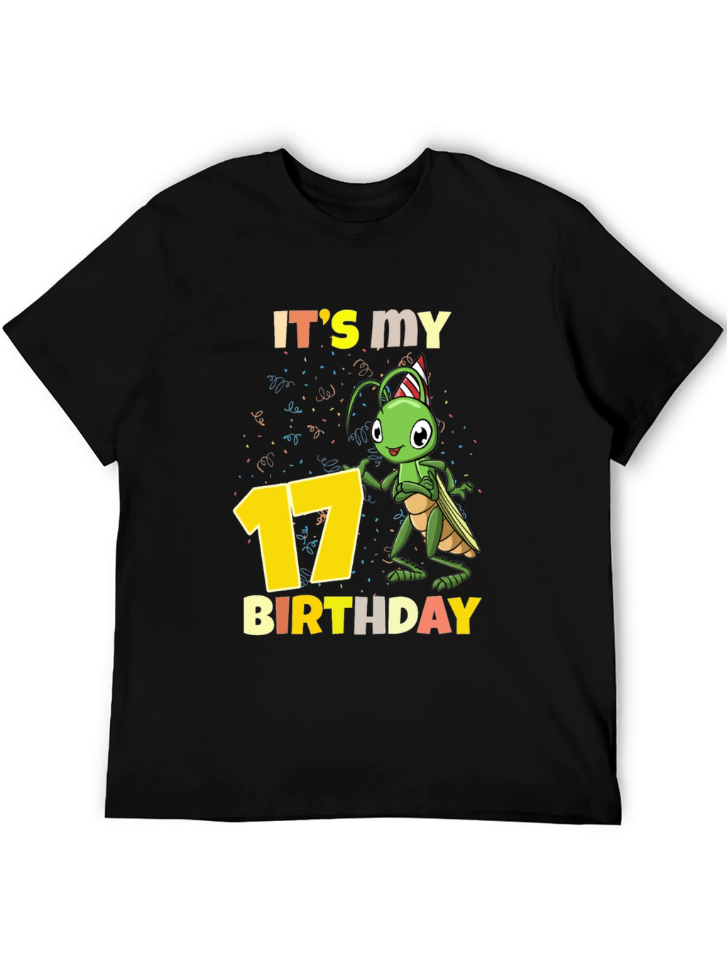 Its My 17th Birthday Grasshopper T-Shirt