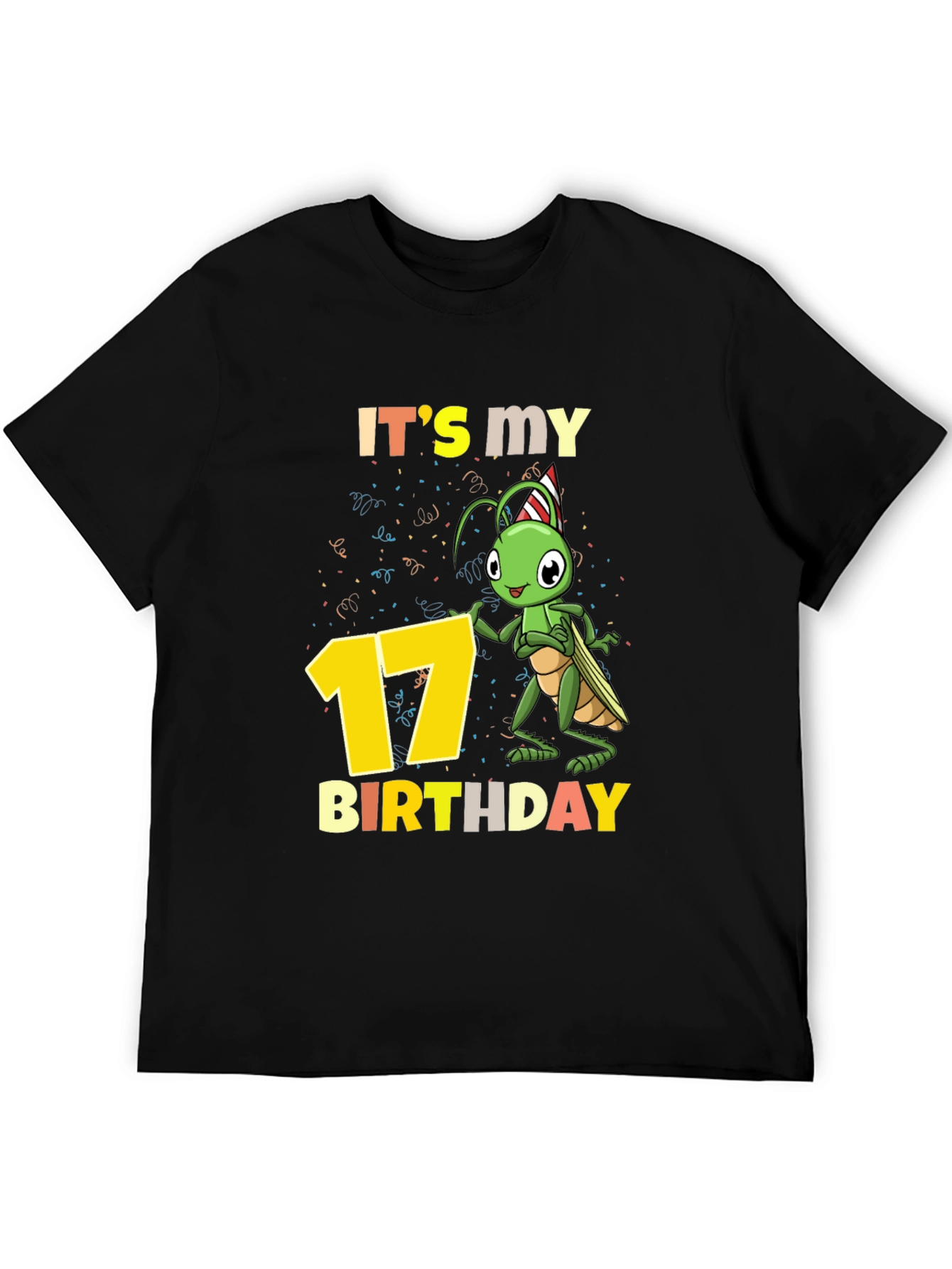 Its My 17th Birthday Grasshopper T-Shirt