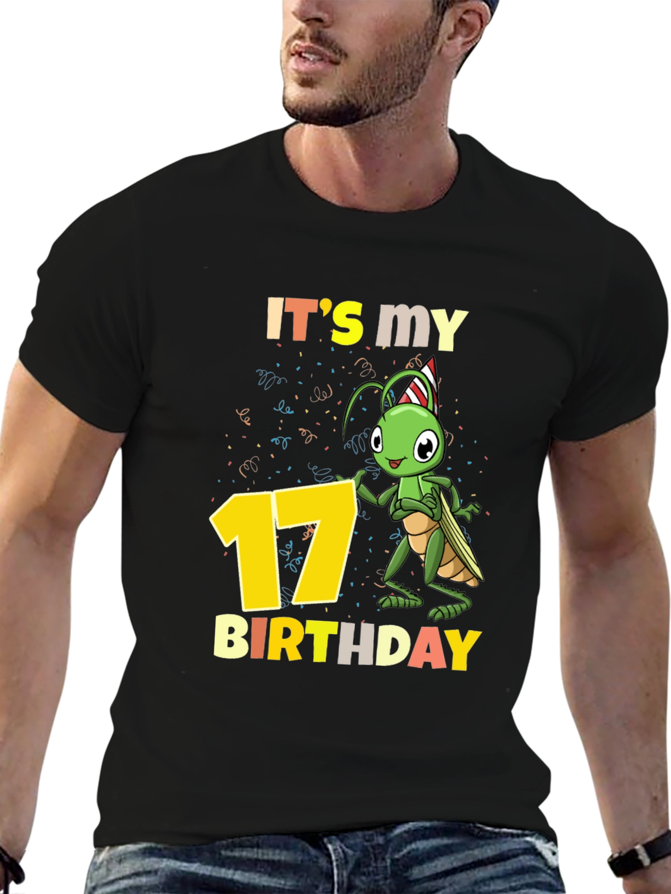 Its My 17th Birthday Grasshopper T-Shirt