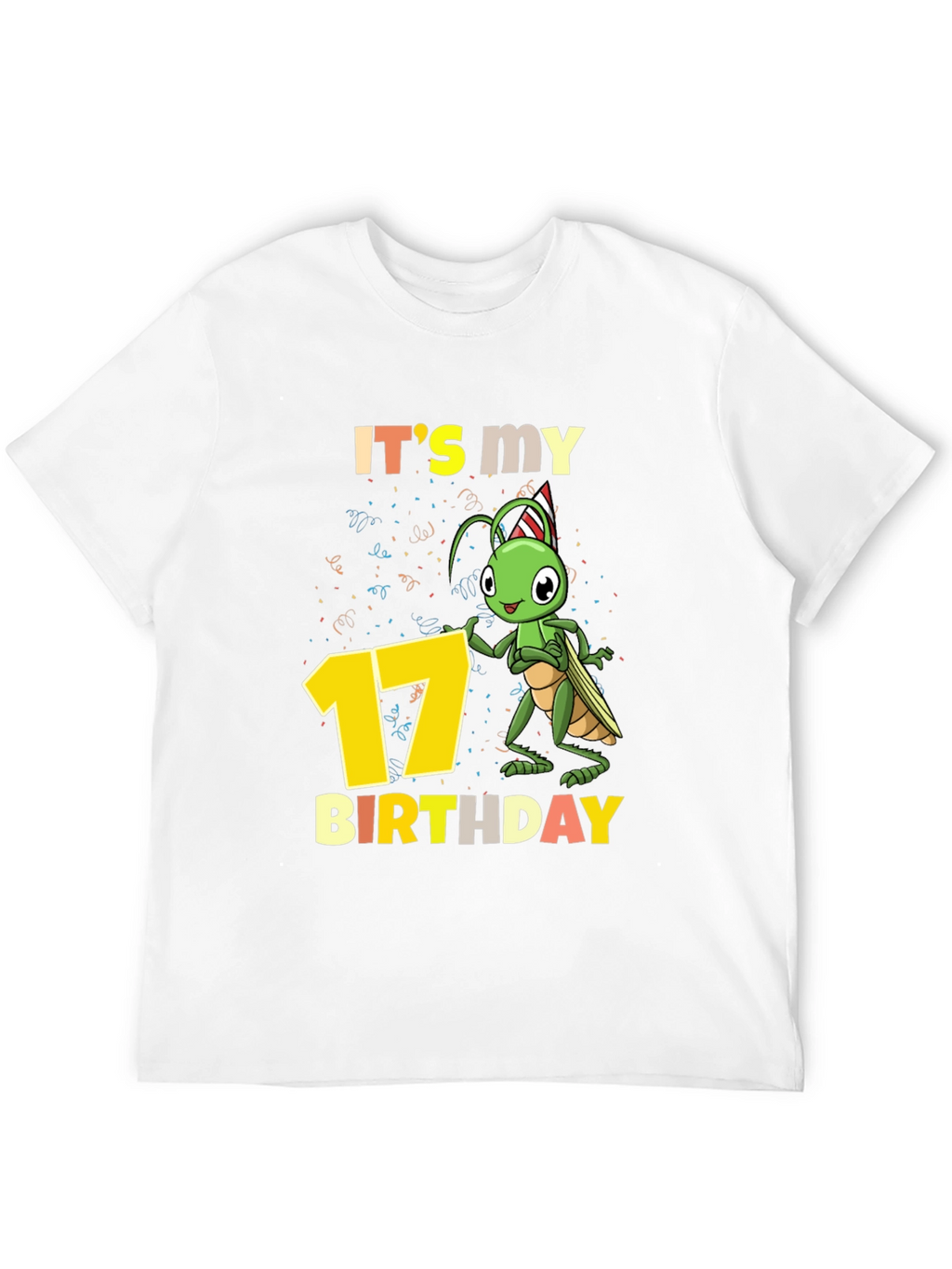 Its My 17th Birthday Grasshopper T-Shirt