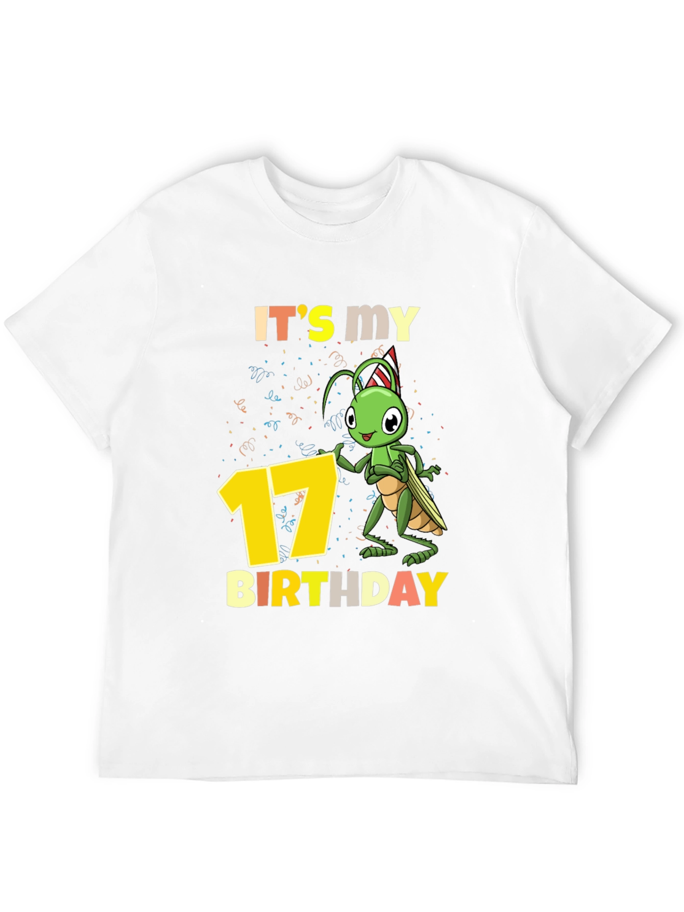 Its My 17th Birthday Grasshopper T-Shirt