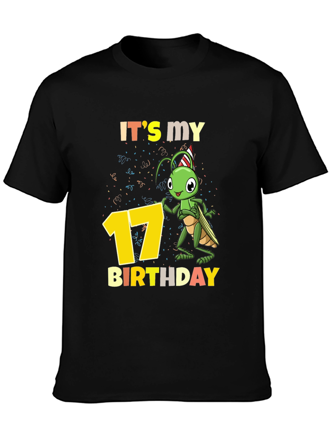 Its My 17th Birthday Grasshopper T-Shirt