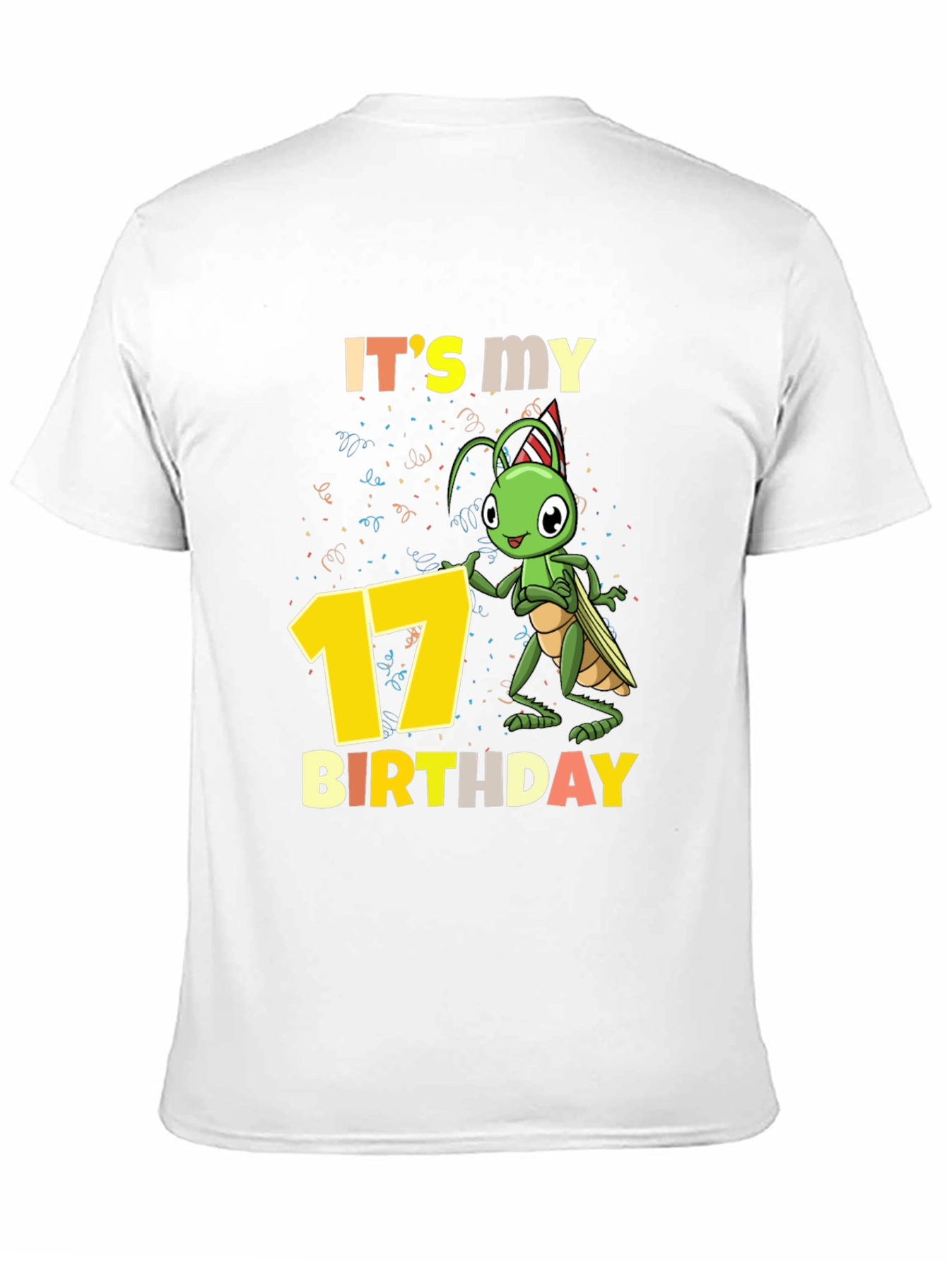 Its My 17th Birthday Grasshopper T-Shirt