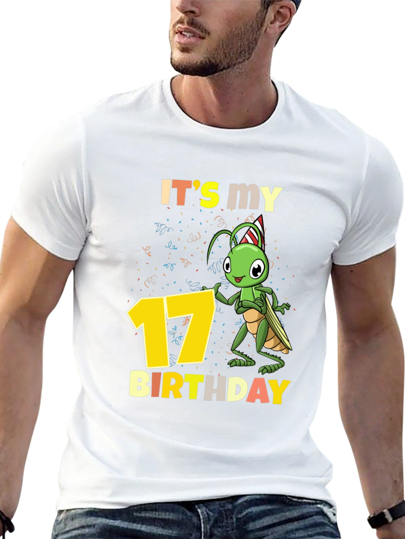 Its My 17th Birthday Grasshopper T-Shirt