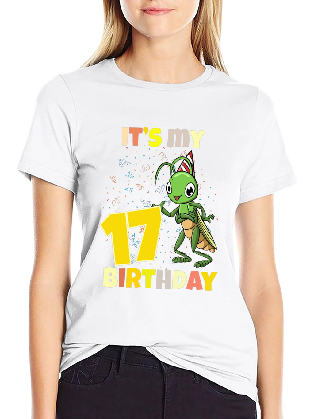 Its My 17th Birthday Grasshopper T-Shirt
