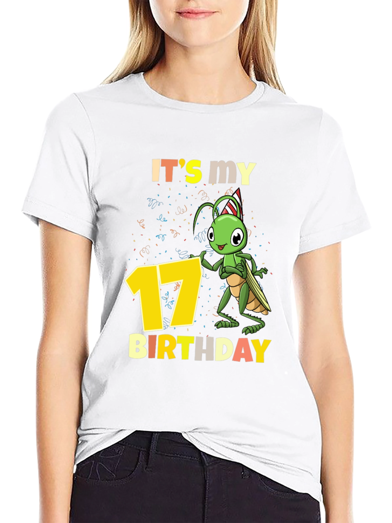 Its My 17th Birthday Grasshopper T-Shirt