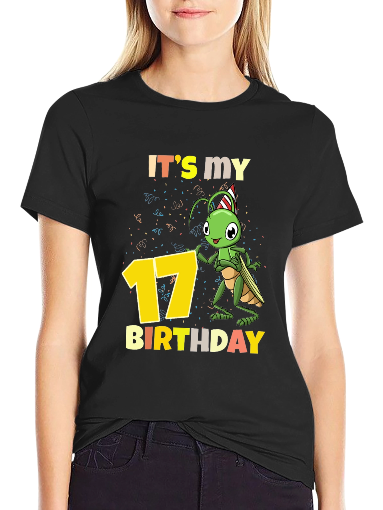 Its My 17th Birthday Grasshopper T-Shirt