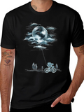 Moon Ride Graphic Tee - Black