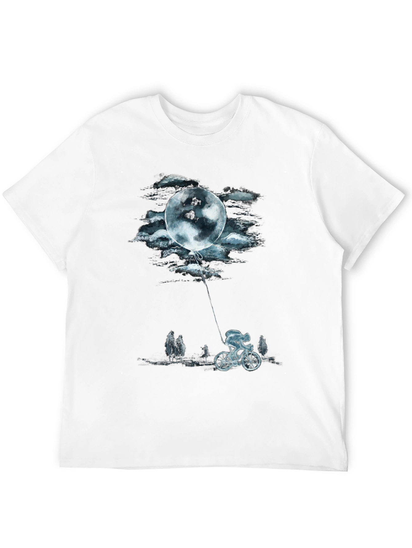 Moon Ride Graphic Tee - Black