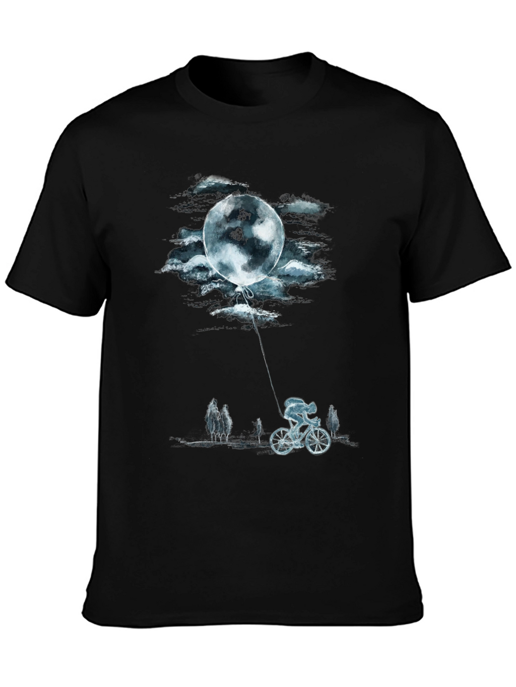 Moon Ride Graphic Tee - Black