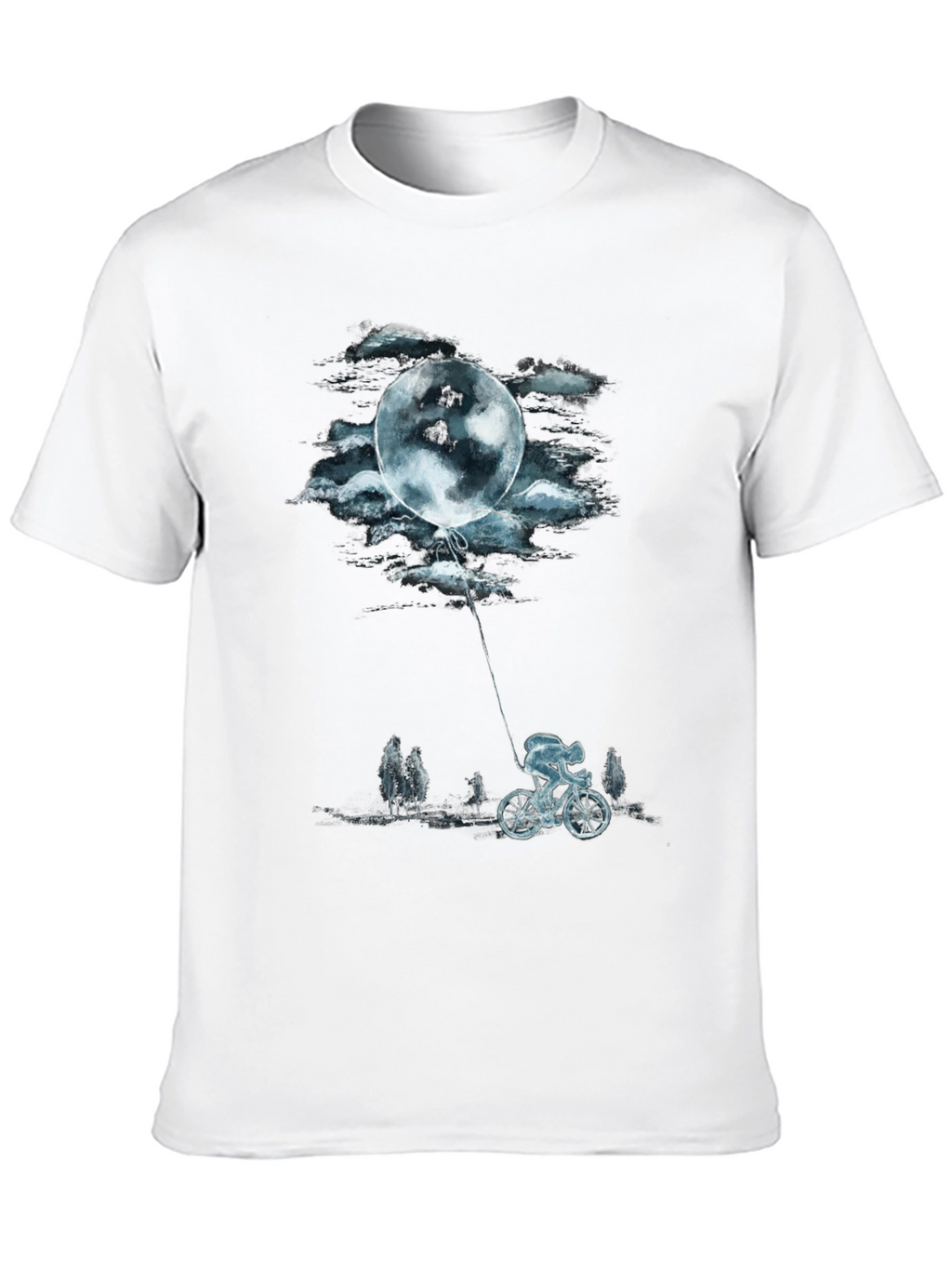 Moon Ride Graphic Tee - Black