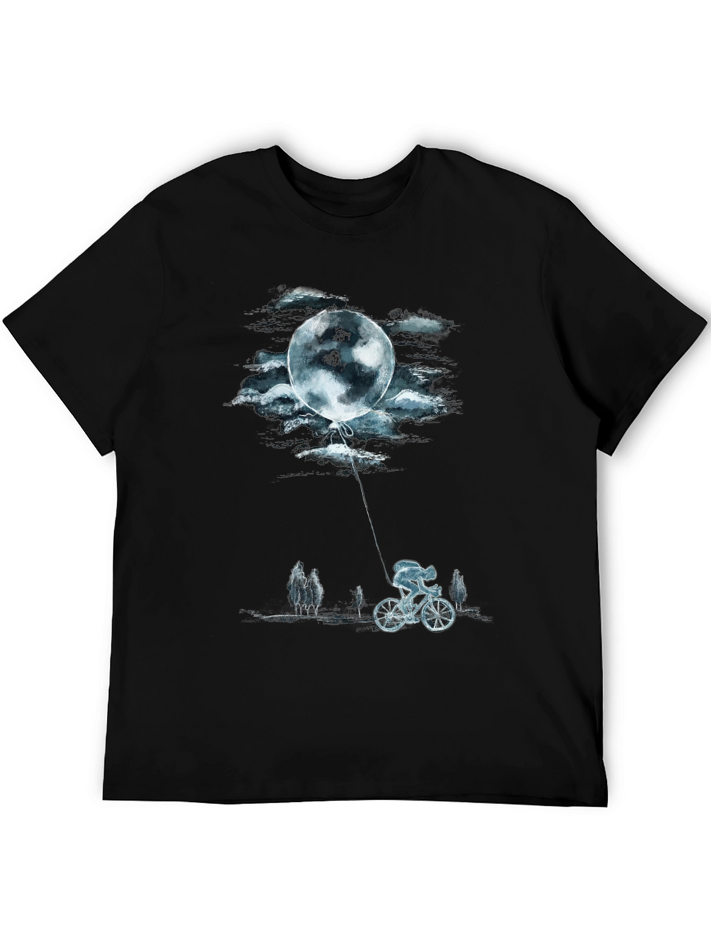 Moon Ride Graphic Tee - Black