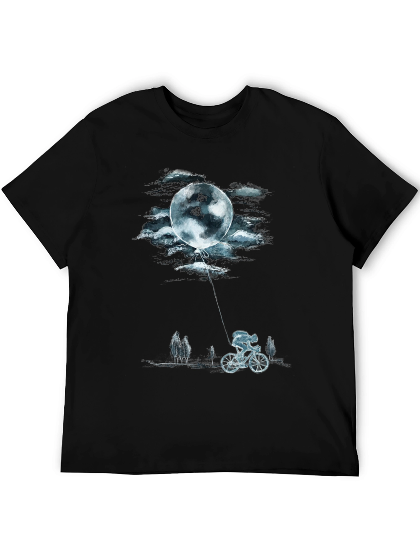 Moon Ride Graphic Tee - Black