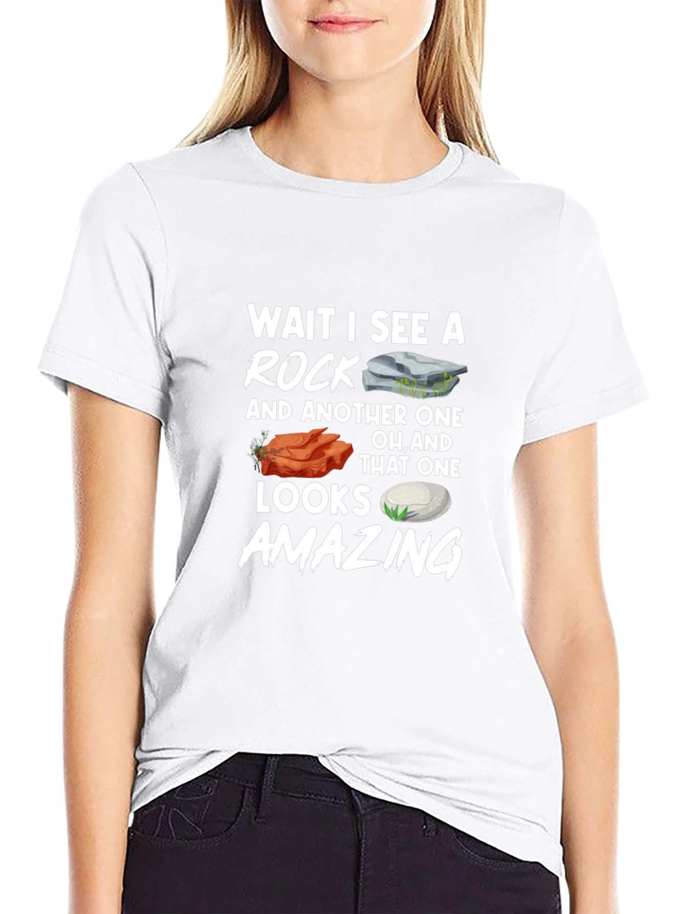 Funny Geology T-Shirt: Wait I See a Rock