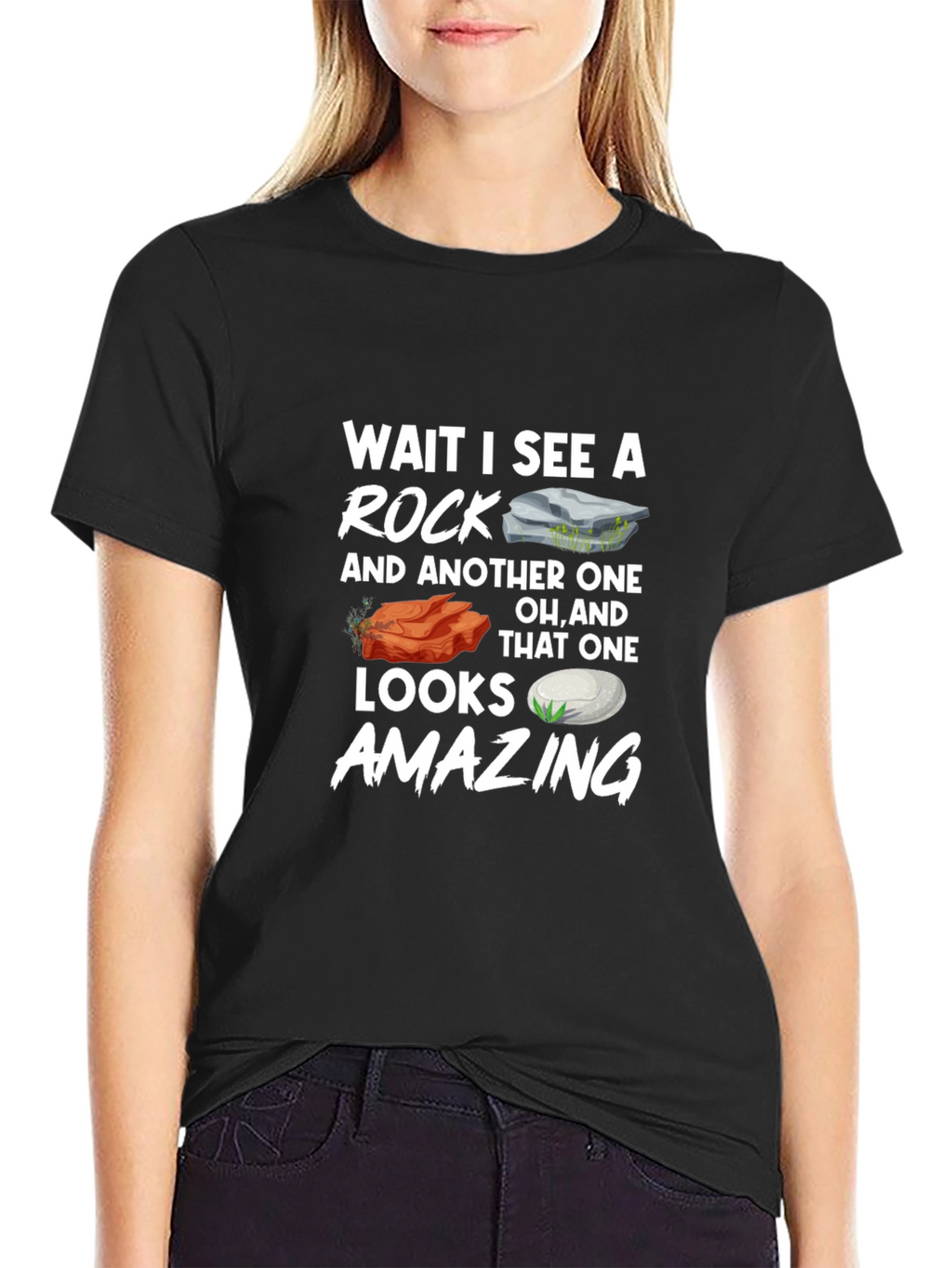 Funny Geology T-Shirt: Wait I See a Rock