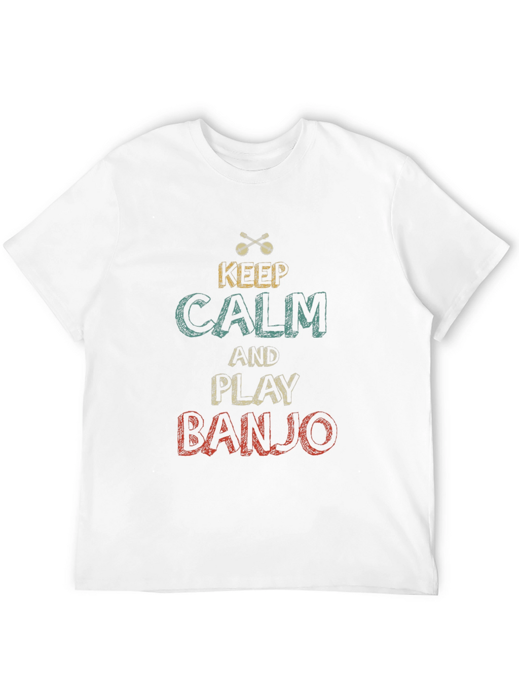 Keep Calm and Play Banjo Graphic Tee